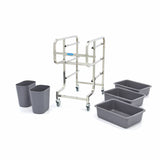 Maxima  Cleaning Trolley - incl 5 Bins  - 09300544