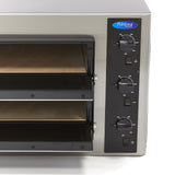 Maxima Pizza Oven Dubbeldeks - Geschikt voor 8 x 25cm - 400V - 09370010