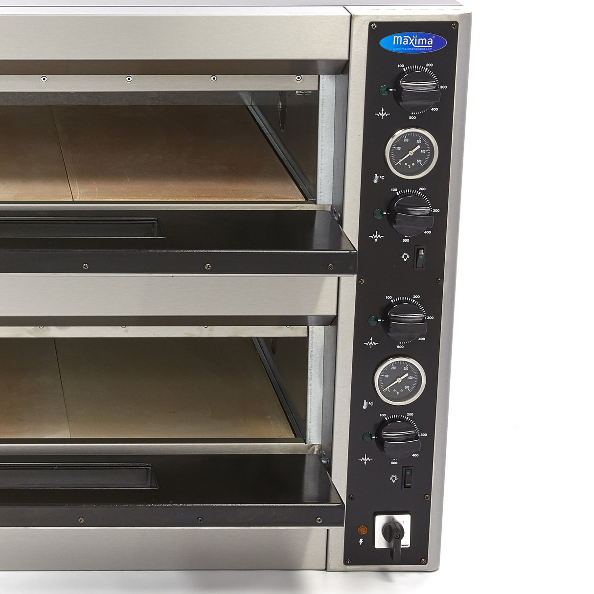 Maxima Pizza Oven - Geschikt voor 12 x Ø30cm Pizza's - Dubbeldeks - 09370050