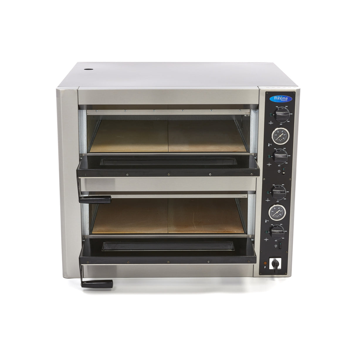 Maxima  Pizza Oven - Fits 4 x Ø30cm Pizzas - Double Deck  - 09370030