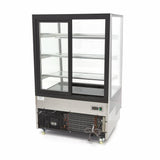 Maxima Kühlschrank-Vitrine – 400 l – 90 cm – auf Rädern – 09400842