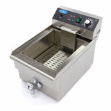 Maxima Friteuse - 16L - 1 Mand - met Aftapkraan - 09365010