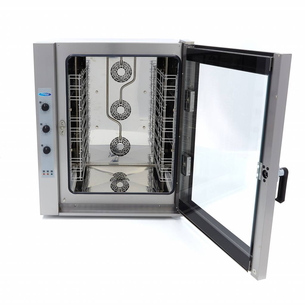 Maxima Combi Stoomoven - Geschikt voor 11 x 1/1 GN-trays - 08560600