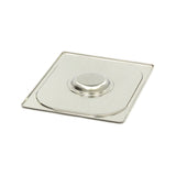 Maxima Gastronorm-Deckel - 1/2 GN - Edelstahl - 09367751