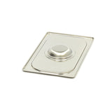 Maxima Gastronorm-Deckel - 1/4 GN - Edelstahl - 09367753