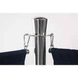 Stainless Steel Flat Top Barrier Post - S653 Bolero Barrier Systems Bolero