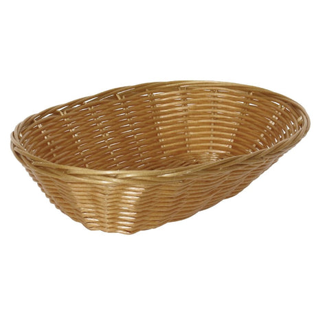 Olympia Poly Wicker Oval Food Basket (Pack of 6) - T364  Olympia