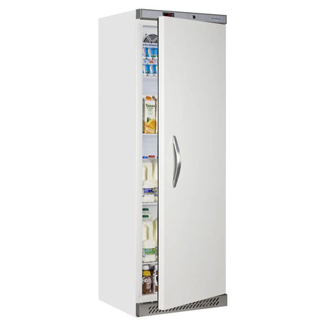 Tefcold Single Door Upright Storage Fridge White - UR400 Refrigeration Uprights - Single Door Tefcold