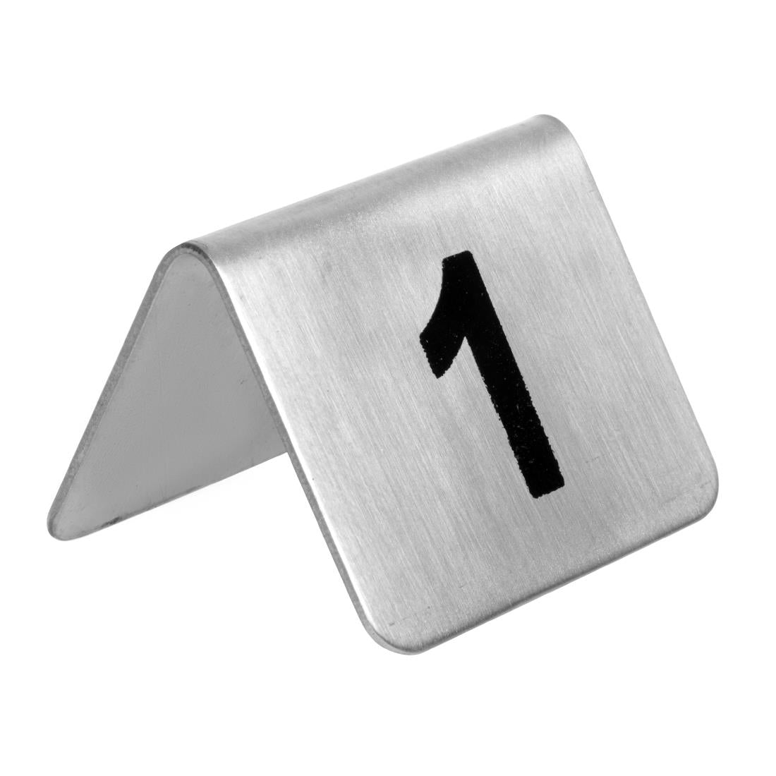 Olympia Stainless Steel Table Numbers 1-10 (Pack of 10) - U046  Olympia