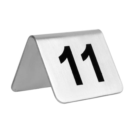 Olympia Stainless Steel Table Numbers 11-20 (Pack of 10) - U047  Olympia