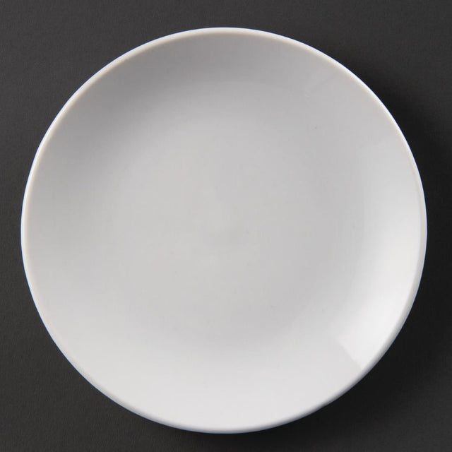 Olympia Whiteware Coupe Plates 150mm (Pack of 12) - U075  Olympia