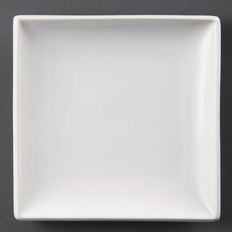 Olympia Whiteware Square Plates 180mm (Pack of 12) - U154  Olympia