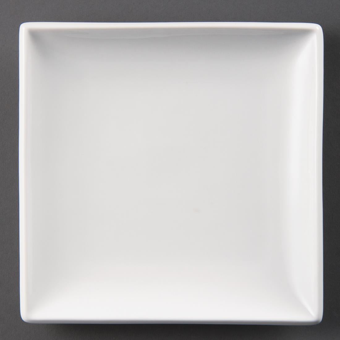 Olympia Whiteware Square Plates 240mm (Pack of 12) - U155  Olympia