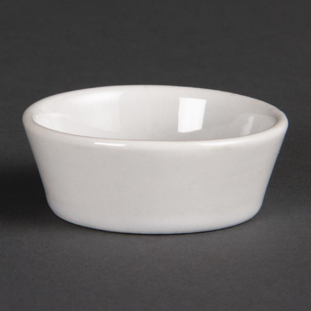 Olympia Whiteware Sloping Edge Bowls 50mm (Pack of 12) - U161  Olympia