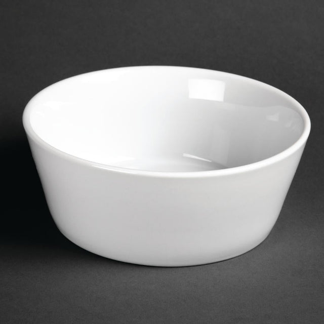 Olympia Whiteware Sloping Edge Bowls 150mm (Pack of 12) - U164  Olympia