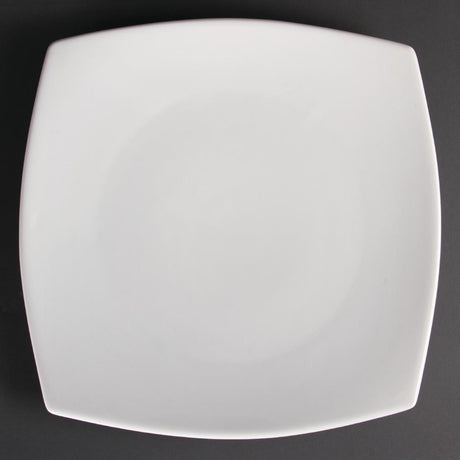 Olympia Whiteware Rounded Square Plates 305mm (Pack of 6) - U172  Olympia