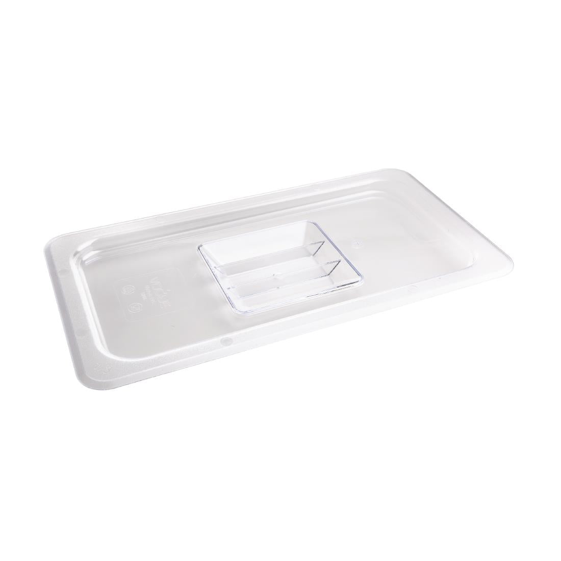 Vogue Polycarbonate 1/3 Gastronorm Lid Clear - U246  Vogue