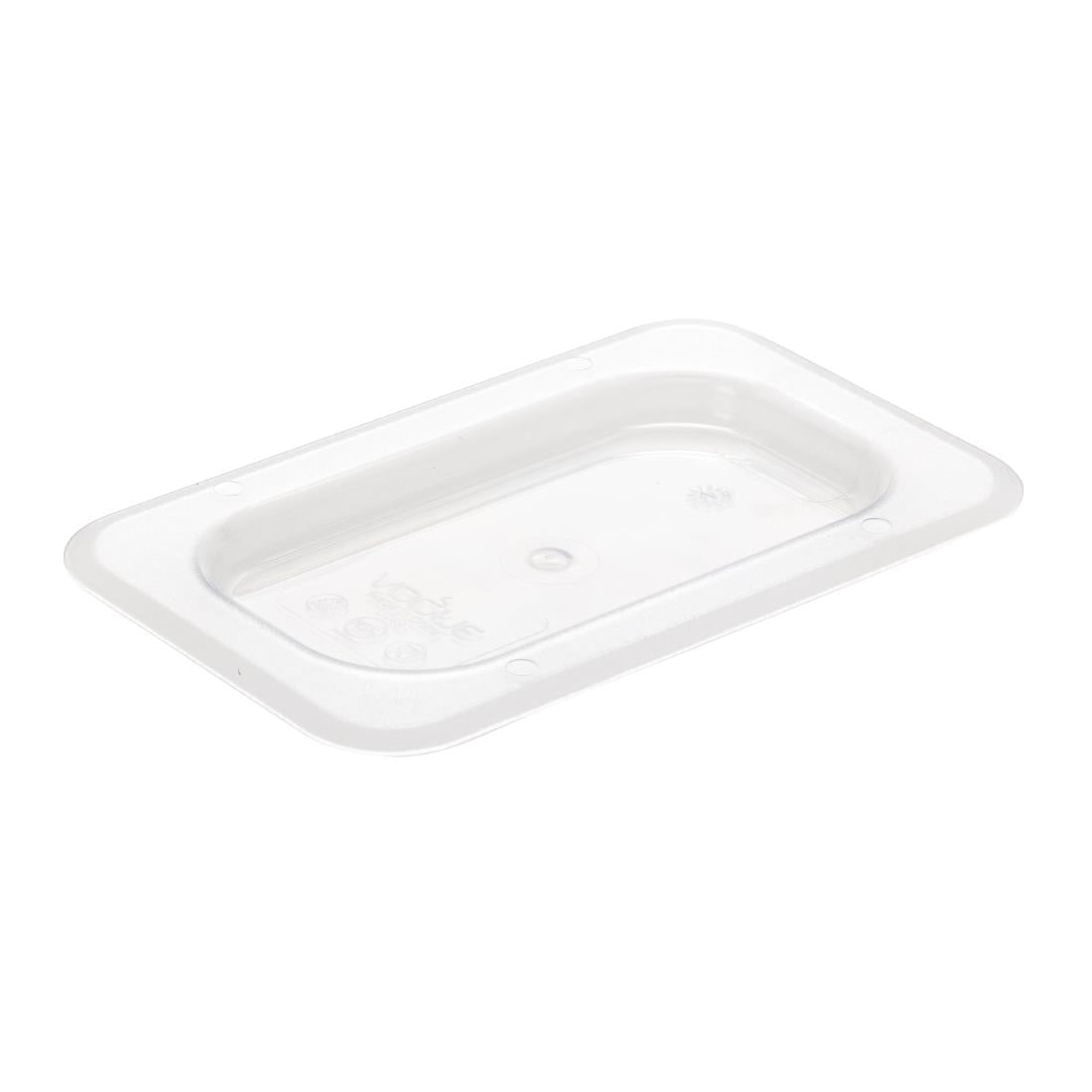 Vogue Polycarbonate 1/9 Gastronorm Lid Clear - U249  Vogue