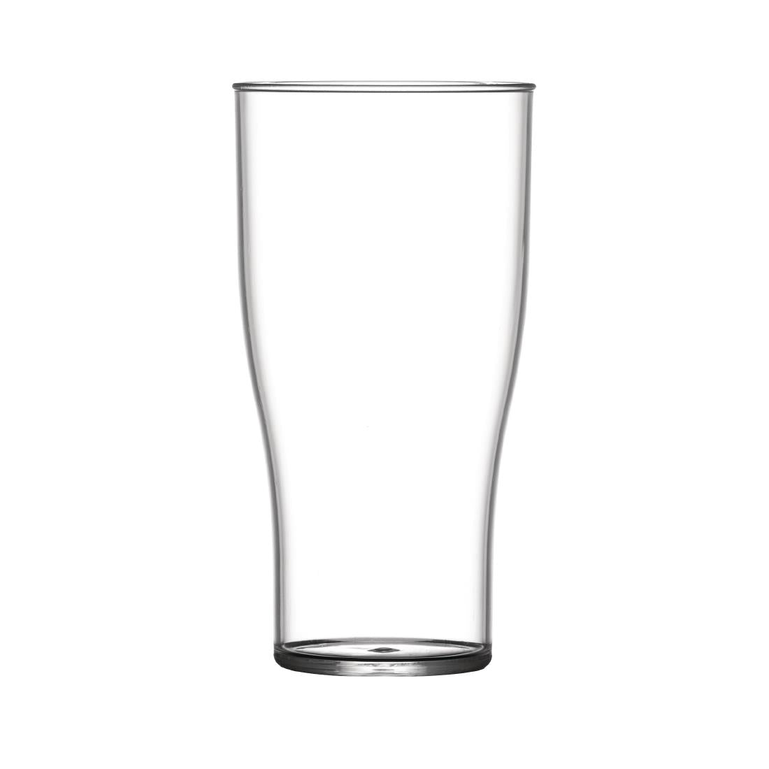 BBP Polycarbonate Nucleated Half Pint Glasses  CE Marked (Pack of 48) - U402  BBP