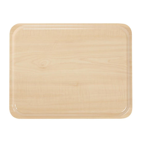 Cambro Capri Laminate Canteen Tray Birch 460mm - U418  Cambro