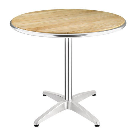 Bolero Ash Wood Tabletop Round 800mm - U429  Bolero