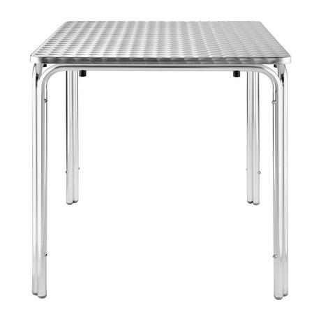 Bolero Square Stacking Table Stainless Steel 700mm - U505  Bolero