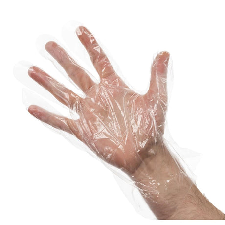 Disposable Powder-Free Polyethylene Gloves Clear (Pack of 100) - U601  Supertouch