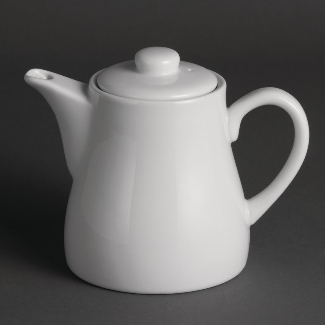 Olympia Whiteware Teapots 483ml (Pack of 4) - U822  Olympia