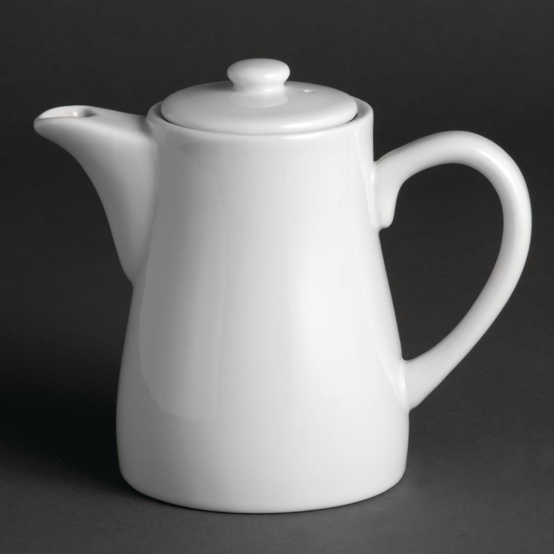 Olympia Whiteware Coffee Pots 310ml (Pack of 4) - U824  Olympia