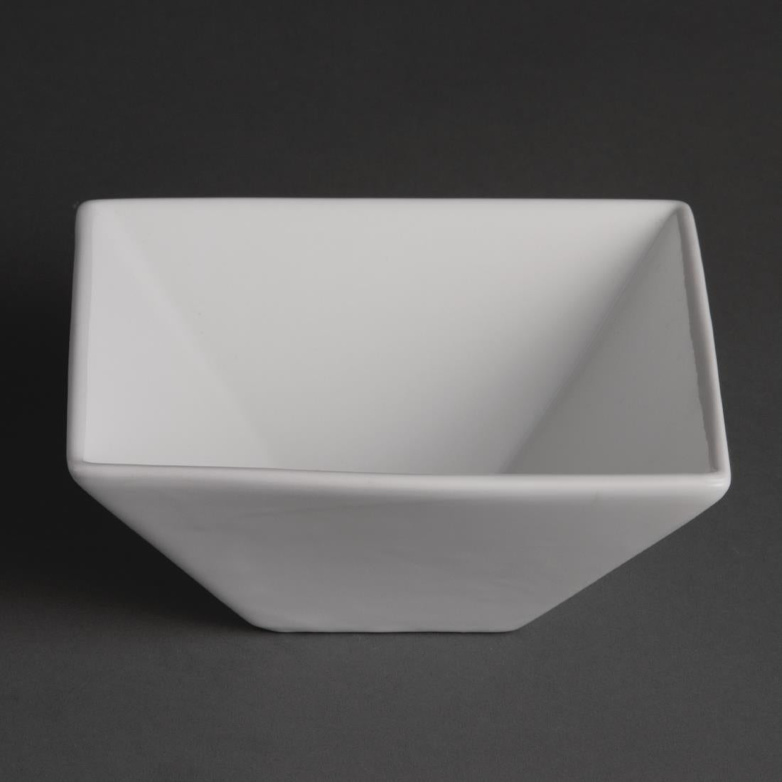 Olympia Whiteware Square Bowls 170mm (Pack of 12) - U829  Olympia