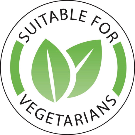 Hygiplas Vegetarian Labels (Pack of 1000) - U913  Hygiplas