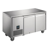 Polar U-series 2-door freezer counter 267L - UA006