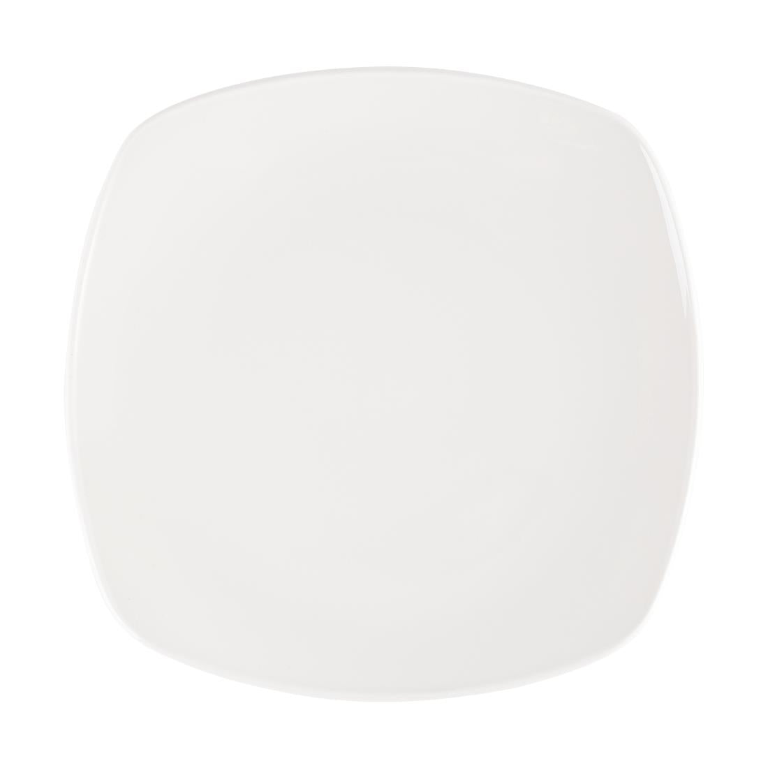 Churchill Plain Whiteware X Squared Plates 252mm (Pack of 12) - W889  Churchill