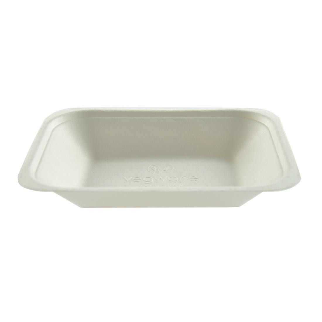 Vegware Compostable Bagasse Chip Trays 175mm (Pack of 500) - GH025 Takeaway Food Containers Vegware