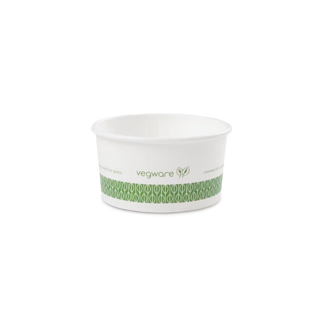 Vegware Compostable Hot Food Pots 170ml / 6oz (Pack of 1000) - DA589 Condiment Pots & Soup Cups Vegware