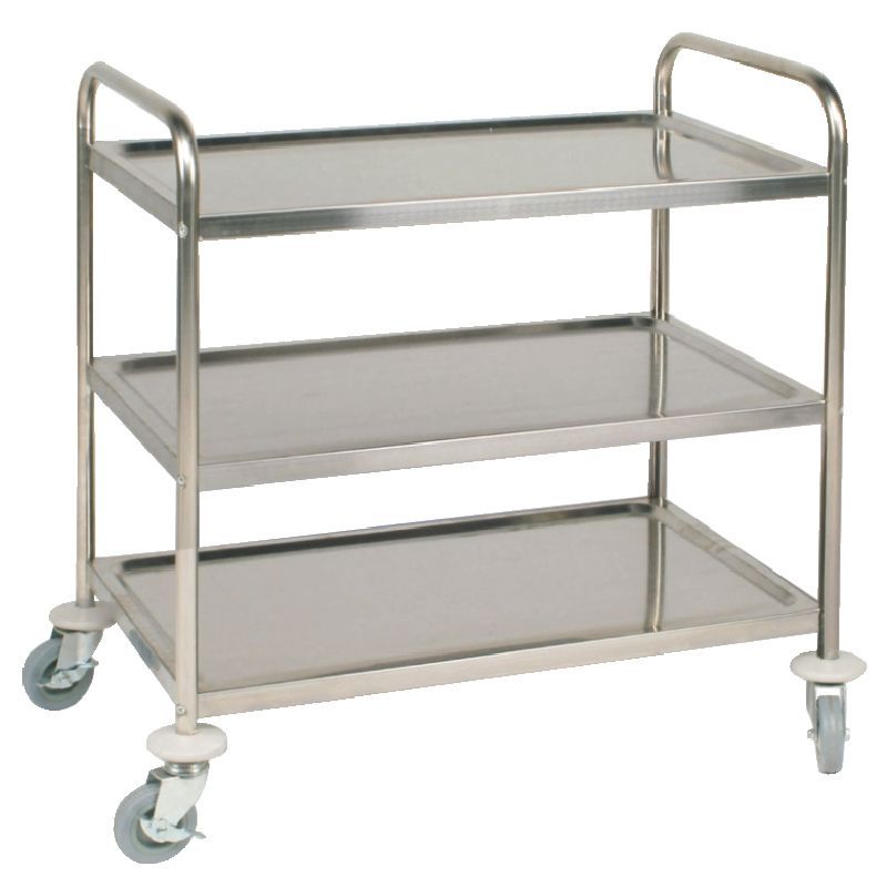 Vogue 3 Tier Clearing Trolley Large - F995 Service Trolleys Vogue