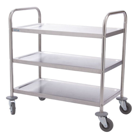 Vogue 3 Tier Clearing Trolley Small - F993 Service Trolleys Vogue