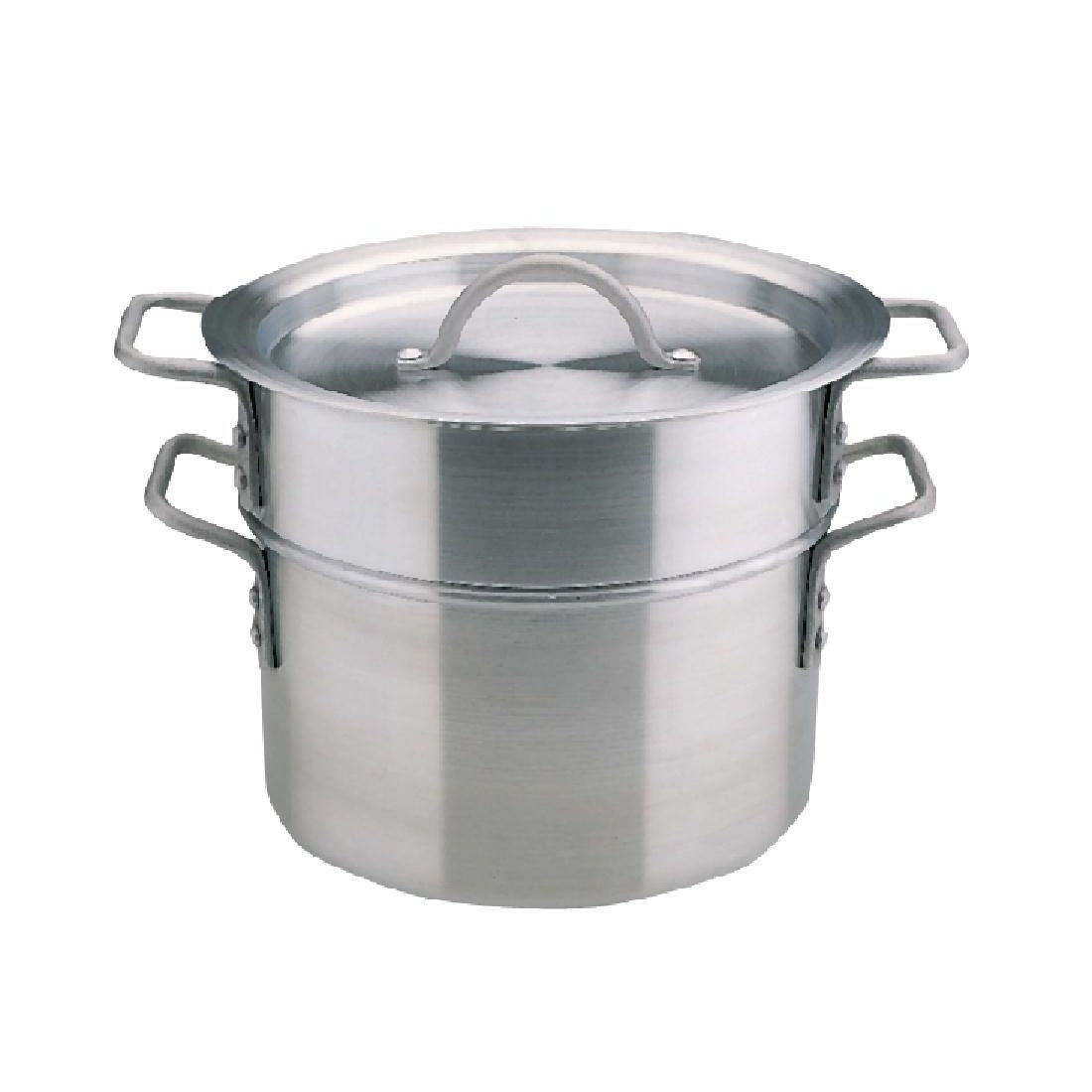 Vogue Aluminium Double Boiler 10Ltr - K645 Stock Pots Vogue