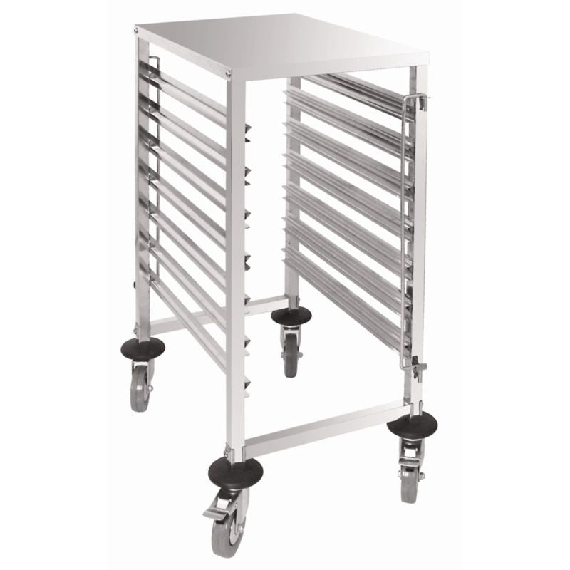 Vogue Gastronorm Racking Trolley 7 Level - GG498 GN & Racking Trolleys Vogue