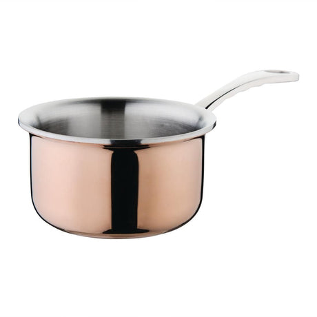 Vogue Mini Copper Tri Wall Saucepan 330ml - GG756 Pans & Pots Vogue