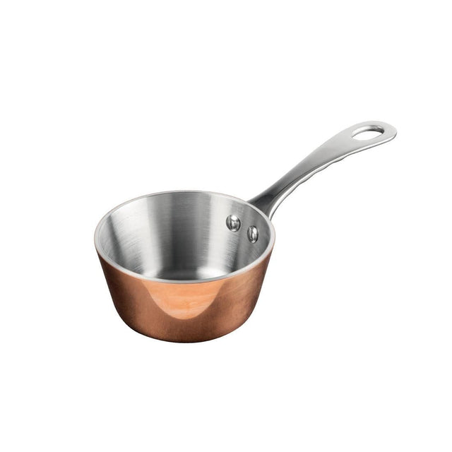 Vogue Mini Copper Tri Wall Saute Pan 85mm - GG761 Pans & Pots Vogue