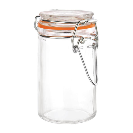 Vogue Mini Glass Terrine Jar 70ml (Pack of 12) - CG399 Containers & Jars Vogue