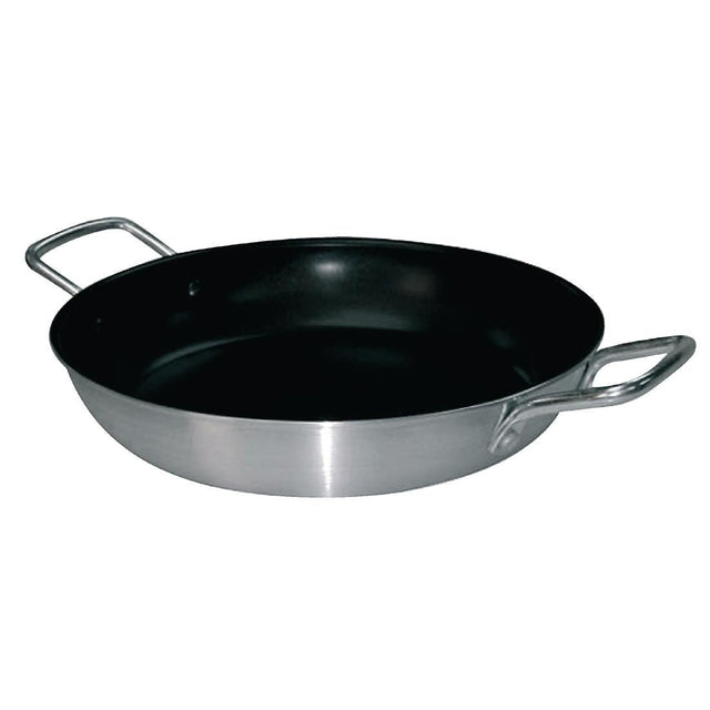 Vogue Non Stick Teflon Aluminium Paella Pan 450mm - T369 Pans & Pots Vogue