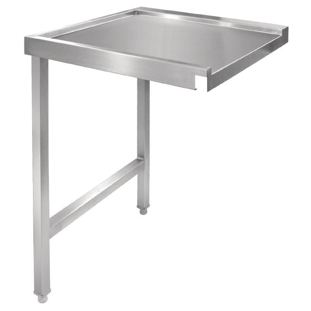 Vogue Pass Through Dishwash Table Left 600mm - GJ533 Stainless Steel Dishwasher Tables Vogue