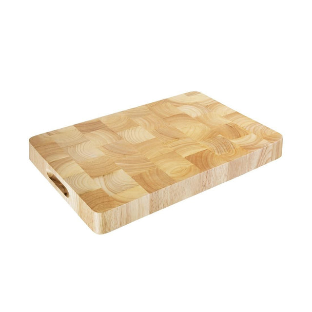 Vogue Rectangular Wooden Chopping Board Medium - C459 Utensils & Gadgets Vogue