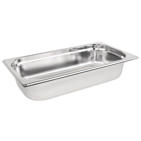 Vogue Stainless Steel 1/3 Gastronorm Pan 65mm - K929 GN Gastronorm Pans Vogue