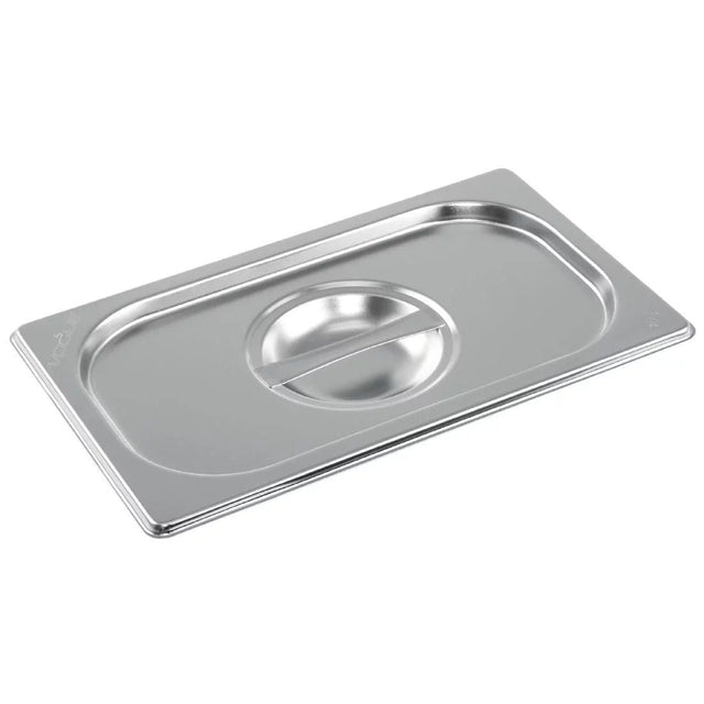 Vogue Stainless Steel 1/4 Gastronorm Lid - K972 GN Gastronorm Pans Vogue