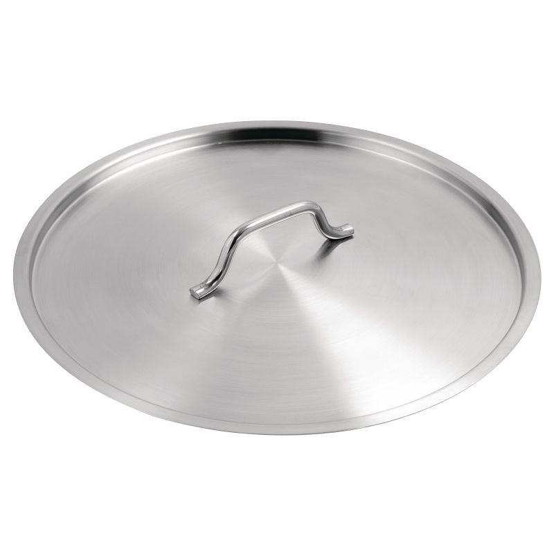 Vogue Stainless Steel Saucepan Lid 240mm - M950 Stock Pots Vogue