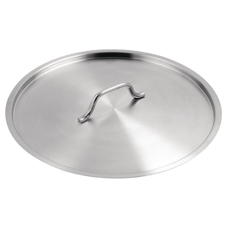 Vogue Stainless Steel Saucepan Lid 300mm - T134 Stock Pots Vogue