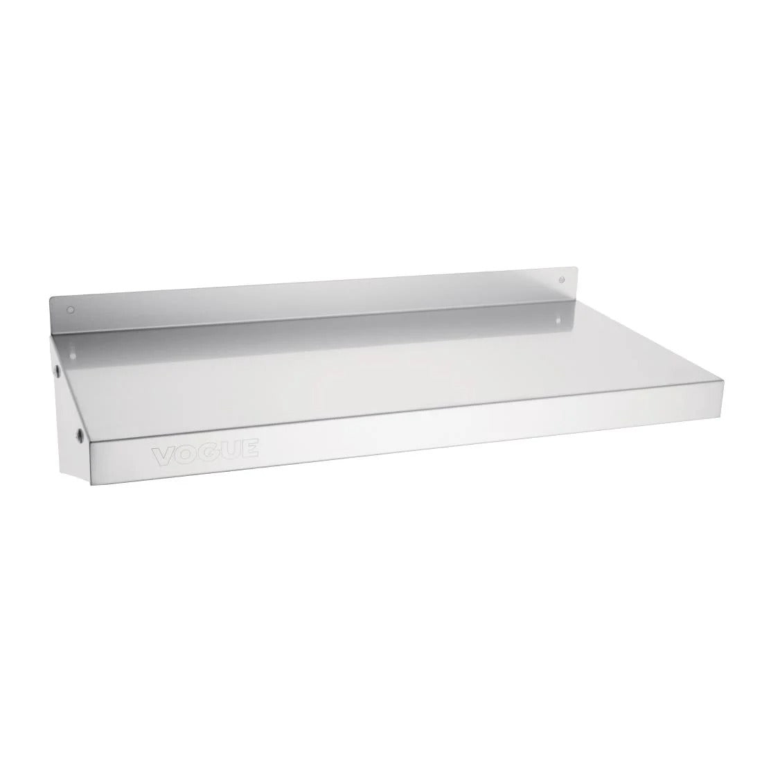 Vogue Stainless Steel Wall Shelf - 600mm - Y749 Stainless Steel Wall Shelves Vogue